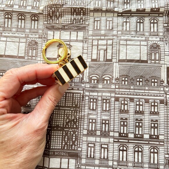 Henri Bendel Shopping Bag Charm/Key Ring/Key Chain/Key Fob - NWOT - Picture 5 of 6